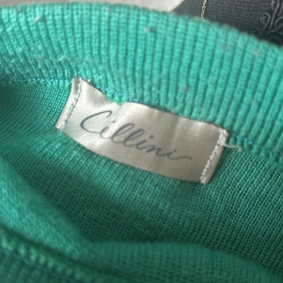 Teal and Blue Cillini Sweater - Picture 3 of 4